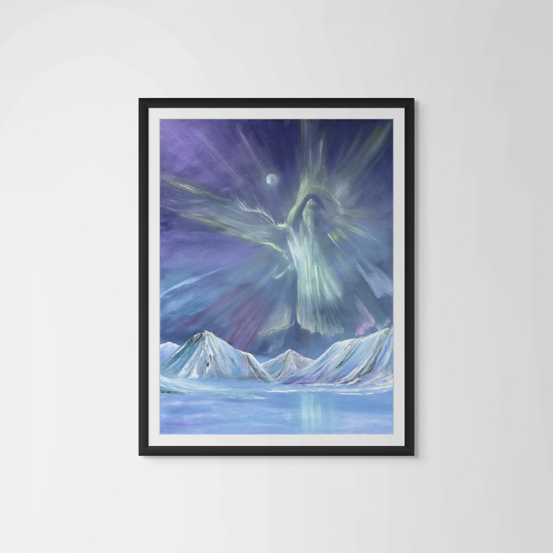 a veil of light in the night | art by Nicole Ann | ME